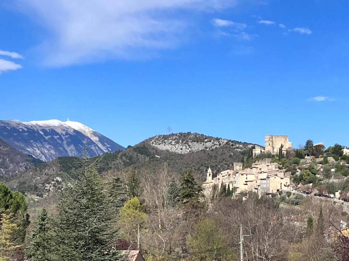 La Vue Est Belle Lägenhet Montbrun-les-Bains Exteriör bild